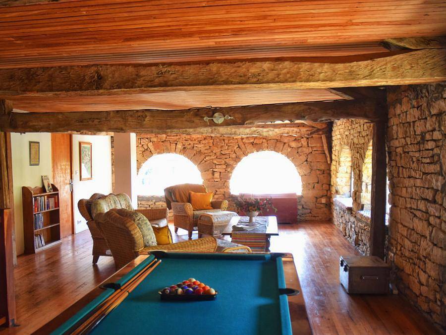 Camping Les 3 Cantons - Casa 11 personas - Domaine privé La Tannerie - piscina in Saint-Antonin-Noble-Val, Macizo Central