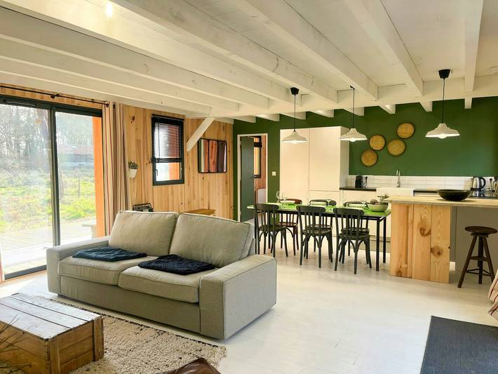 Location de vacances pour 7 personnes, avec terrasse et jardin, adapté aux familles à Saint-Paul-en-Born - 2