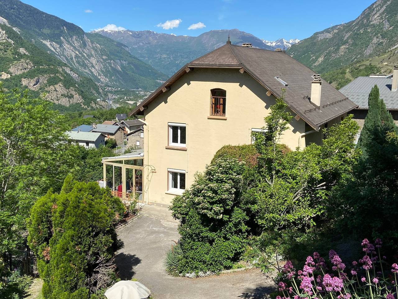 Ferienhaus „Les Hauts de Saint Martin“: Südblick auf die Berge in Saint-Martin-de-la-Porte, Vanoise-Massiv