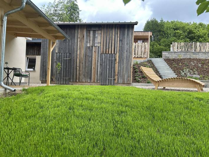 Ganze Ferienwohnung, Ferienhaus Bergheiner - Ferienwohnung mit Sauna, Garten & Zirbenholz in Bärnau, Naturpark Nördlicher Oberpfälzer Wald