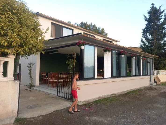 Appartement de vacances pour 3 personnes, avec Balcon ainsi que Jardin et Vue
