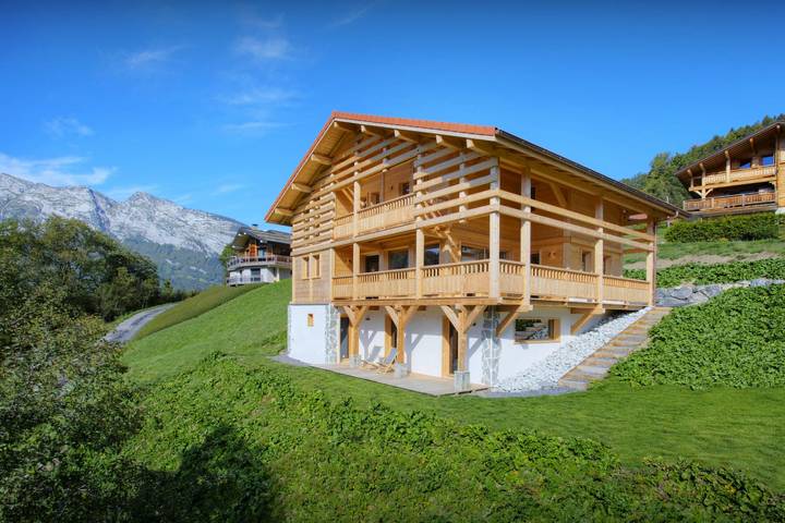 Chalet pour 10 personnes, avec Balcon ainsi que Terrasse et Jardin à Manigod - 4