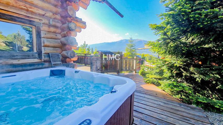 Chalet pour 10 personnes, avec terrasse ainsi que jacuzzi et sauna à Bolquère - 2