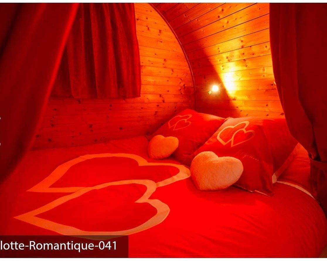 Chambre d'hôte insolite roulotte & spa - Roulotte Romantique in Blaincourt-lès-Précy, Oise