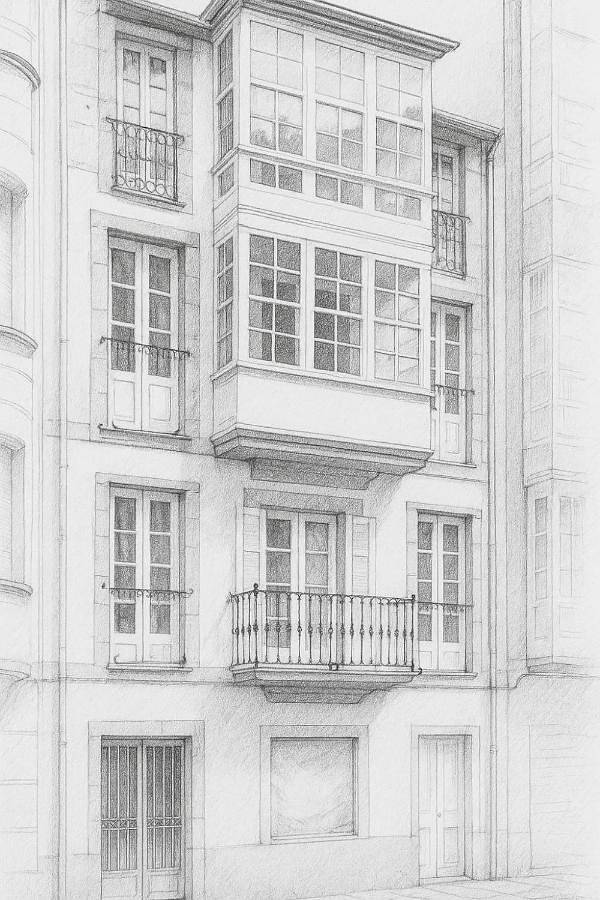 Gîte pour 5 personnes, avec balcon et vue à Ferrol - 2