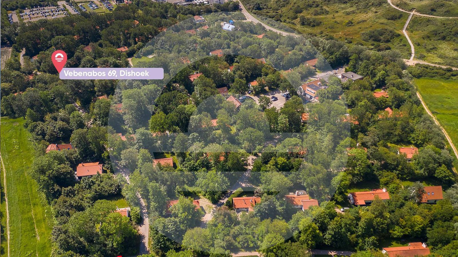 Ferienhaus "De Tuureluur" in Dishoek | Privatsphäre in einer waldreichen Umgebung in Gehentfernung zum Strand | Vebenabos 69    in Koudekerke, Walcheren