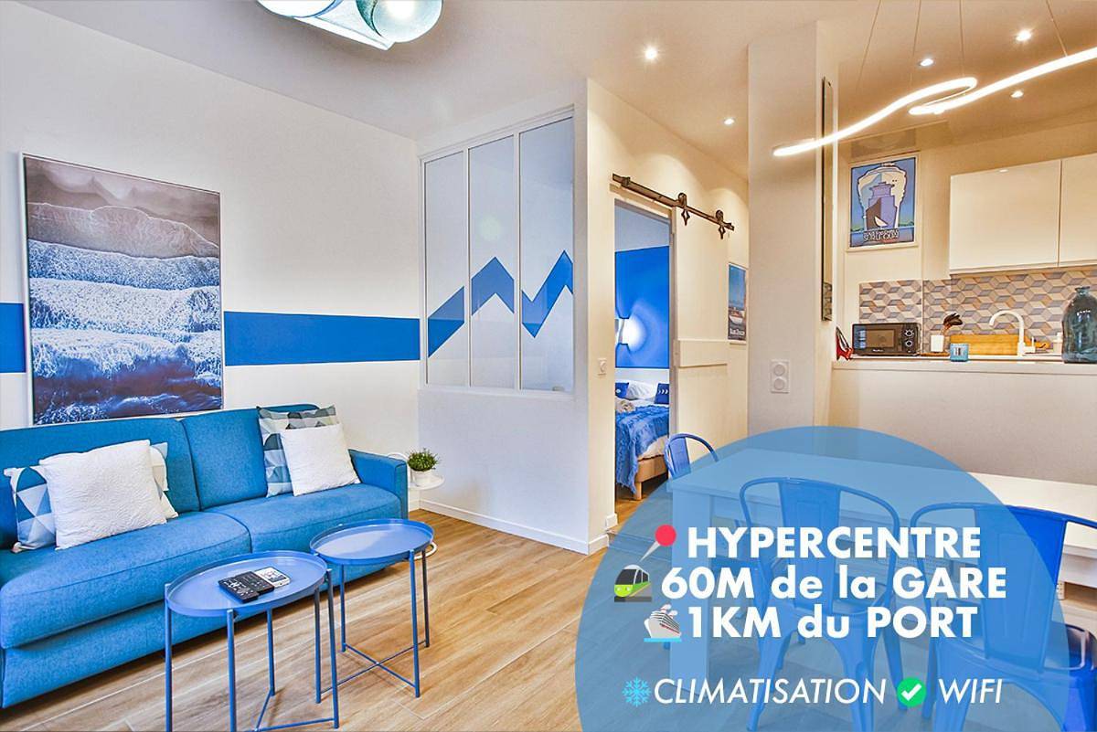 Appartement entier, La Clé Studio Clim, Wifi, Gare et Port à Toulon in Toulon, Côte méditerranéenne (France)