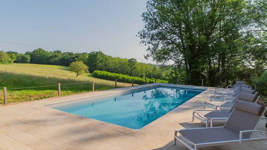 Location de vacances pour 6 personnes, avec Jardin et Piscine à Saint-Laurent-la-Vallée - 2
