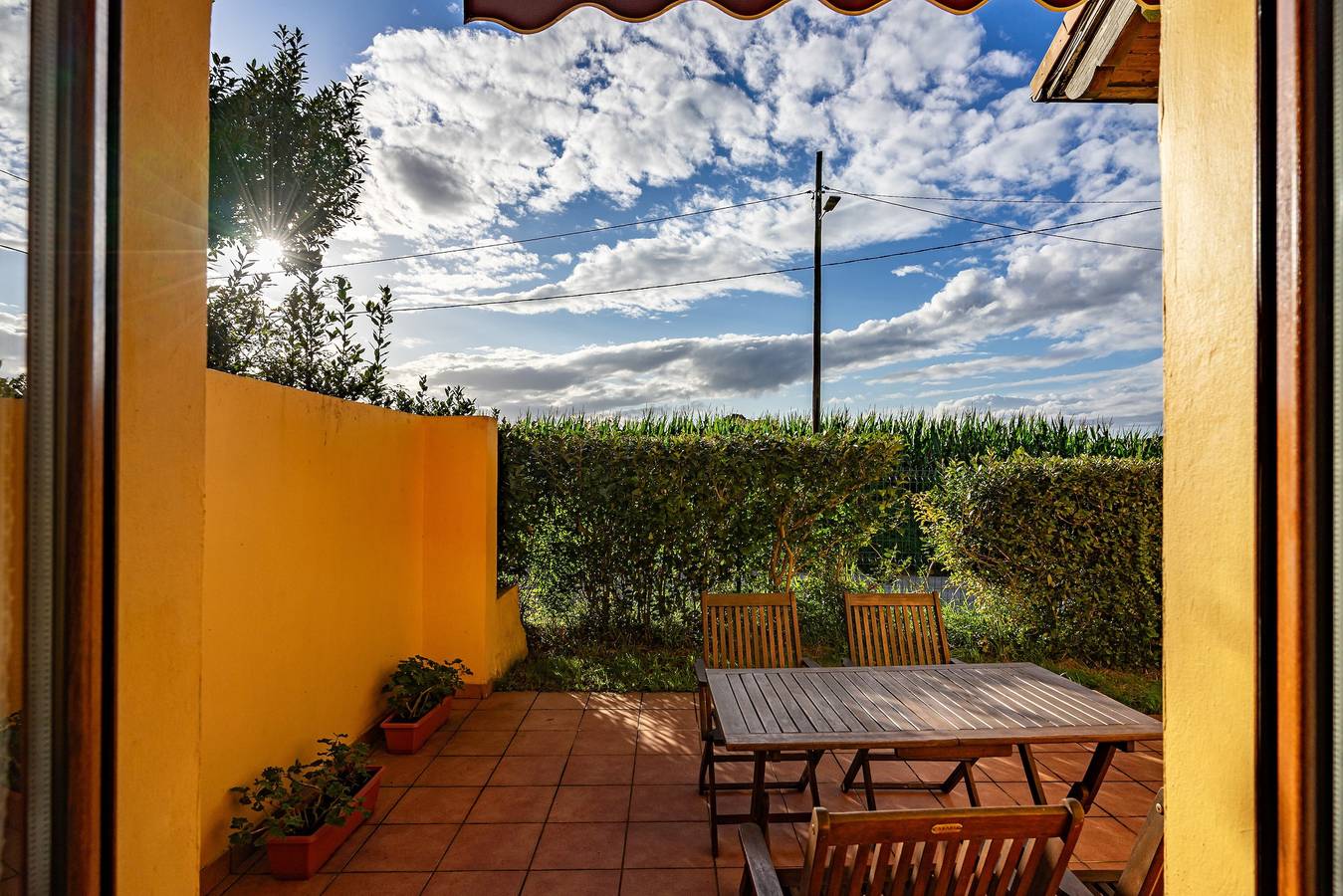 Casa rural 'Apartamento Amarillo' con jardín compartido in Susacasa, Gozón