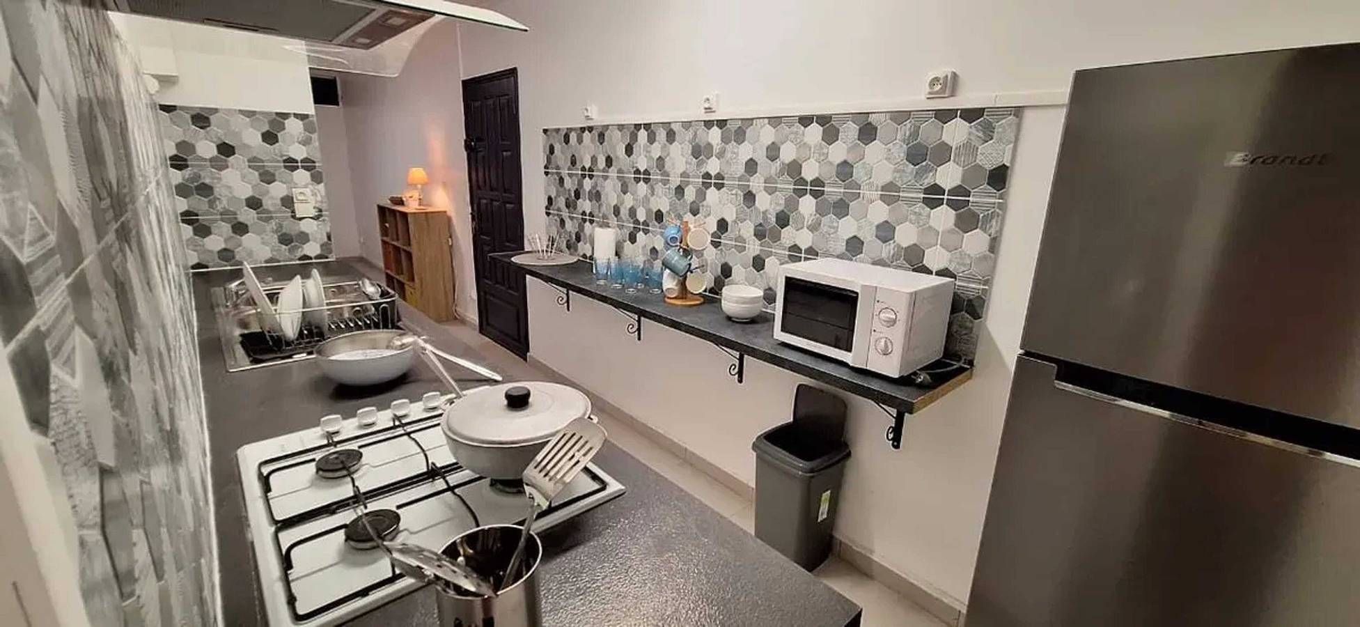 Entire apartment, Cozy Apartment near Basse-Terre, 57 m² with Balcony in Basse-Terre, Guadeloupe (Caribbean)