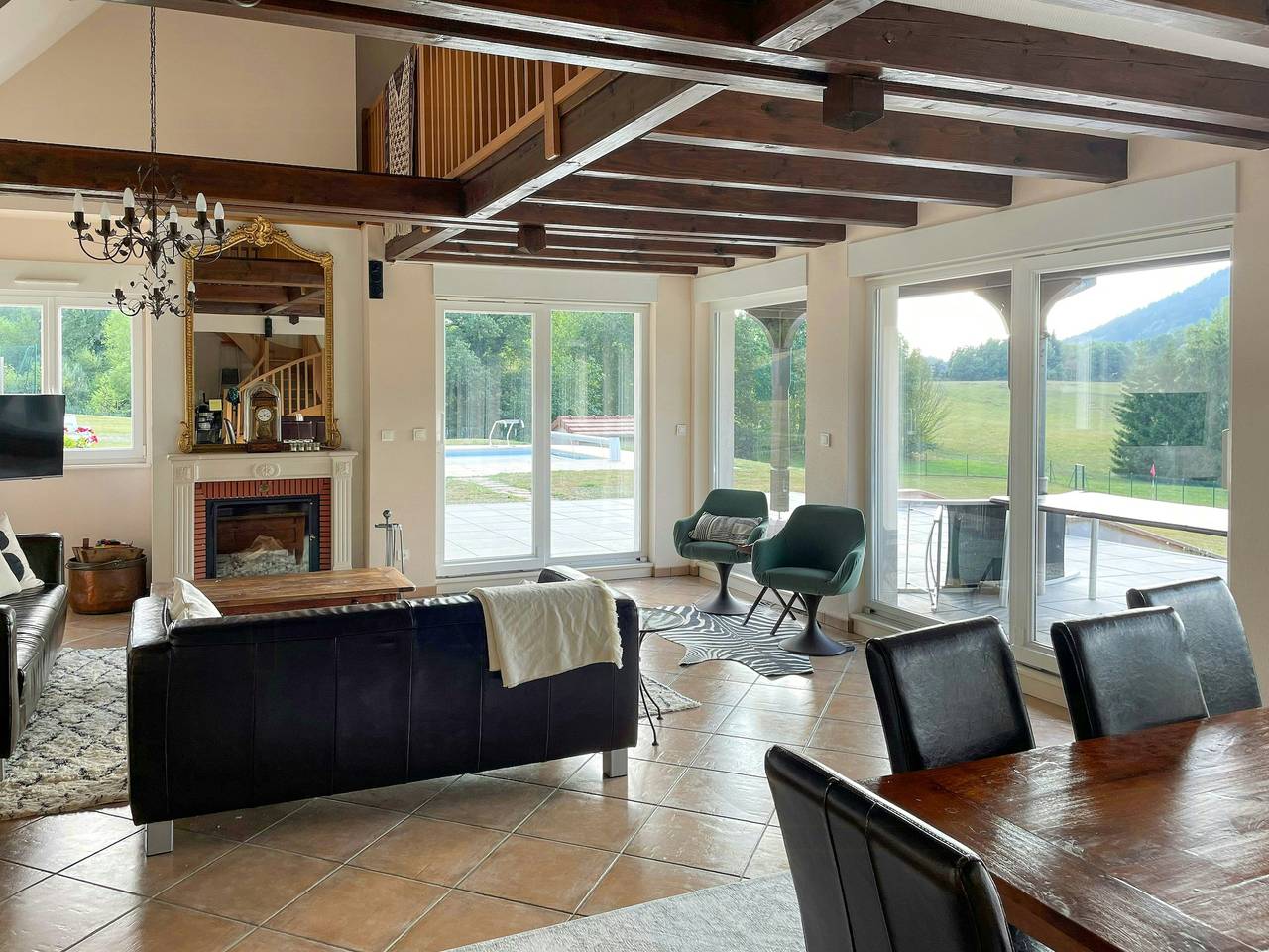 Landhaus mit Pool, Tennis und drei Golfabschlägen in Le Saulcy, Sankt Didel
