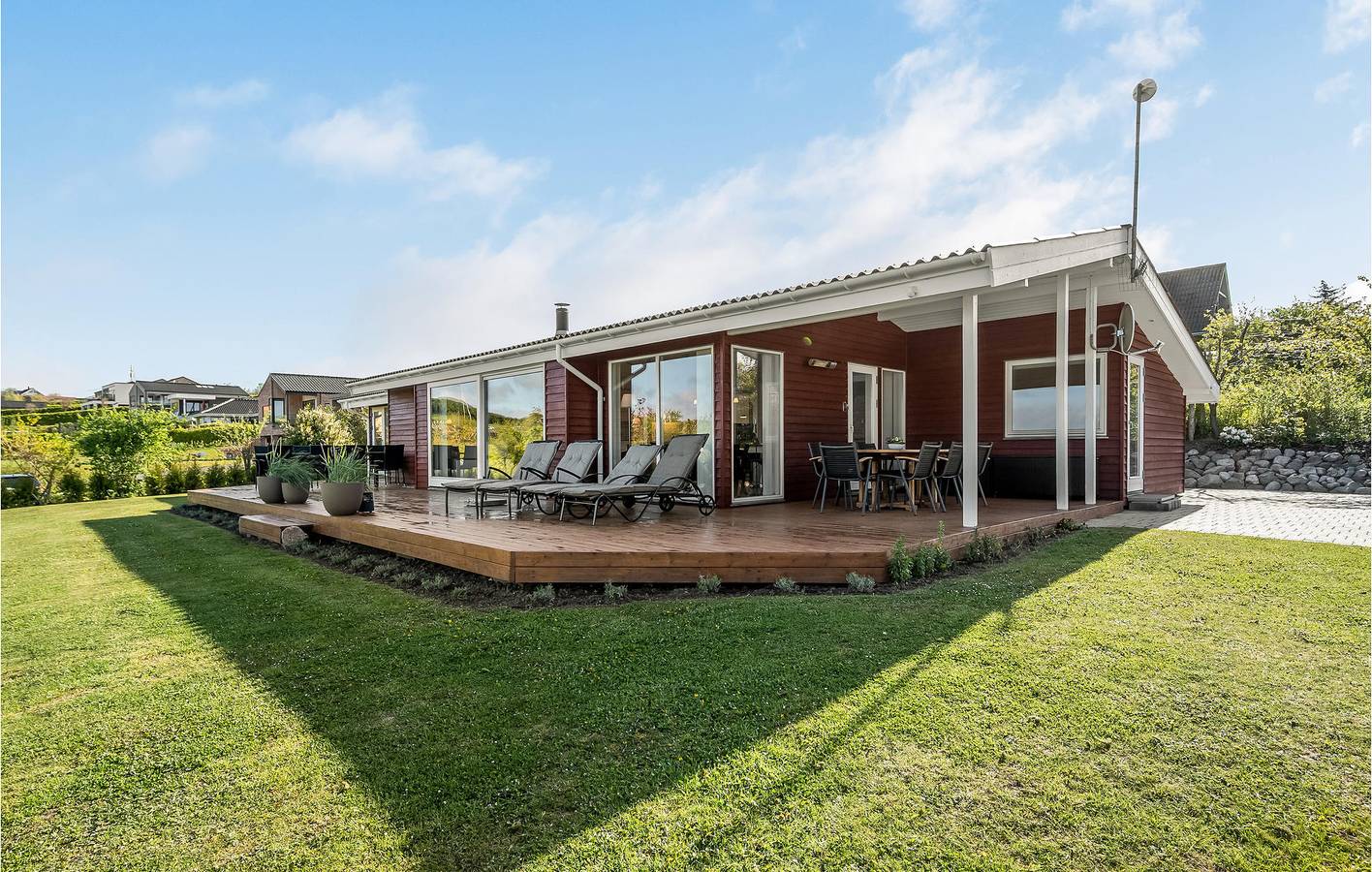 Ferienhaus für 8 Personen mit Terrasse in Knebel, Süddjursland