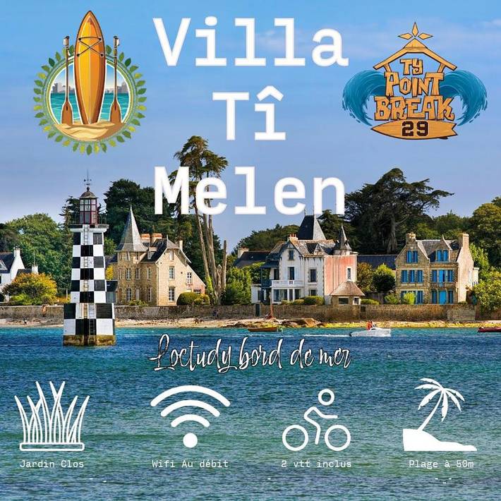 Villa pour 8 personnes, avec terrasse et vue, animaux acceptés