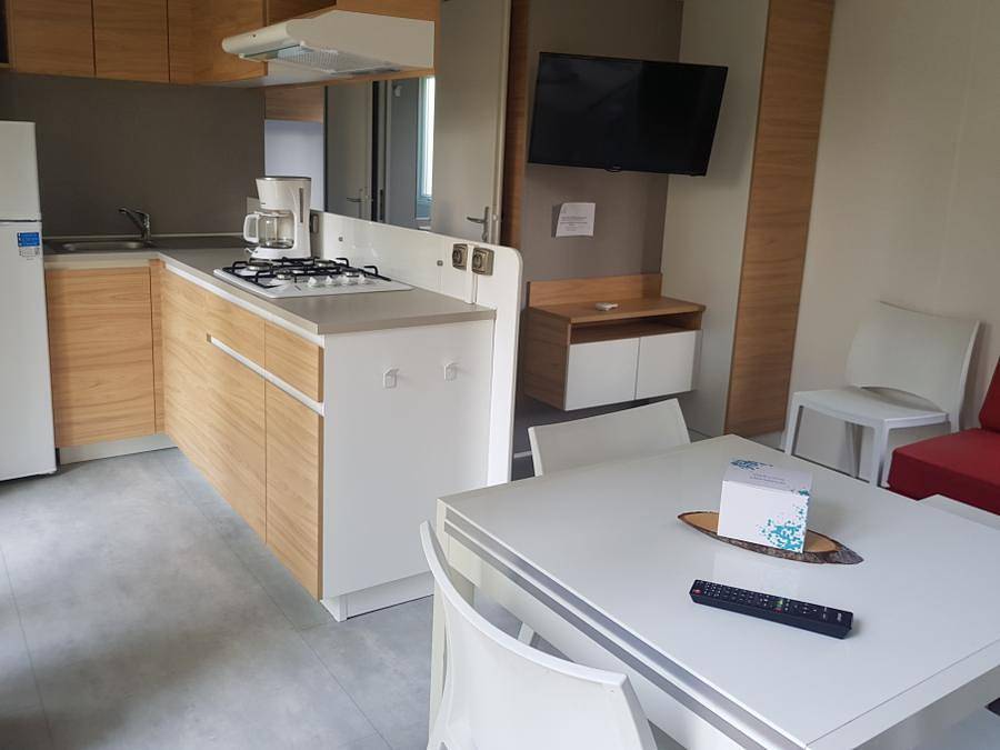 Camping Du Pre Des Moines - Mobilheim 2 personen - Jasmin - 3 Schlafzimmer in Gouvieux, Oise