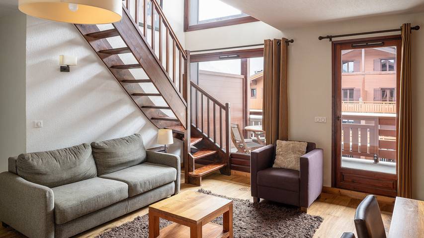Appartement entier, Appartement de vacances pour 6 personnes avec balcon in Vallorcine, Région de Bonneville