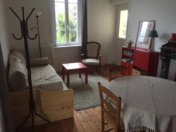 Appartement de vacances pour 4 personnes, avec jardin et vue, animaux acceptés