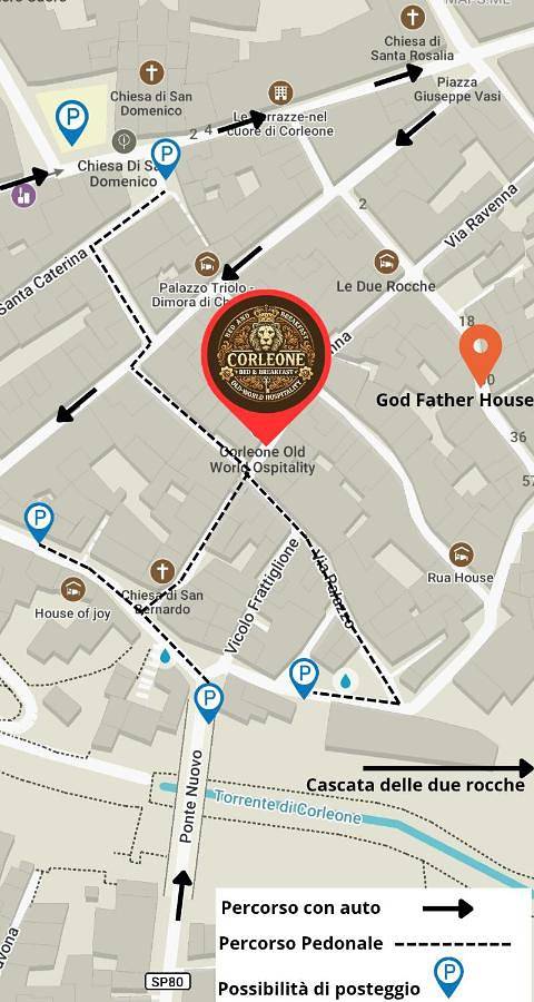 Chambre d’hôte pour 3 personnes, avec balcon et vue, animaux acceptés à Corleone - 4