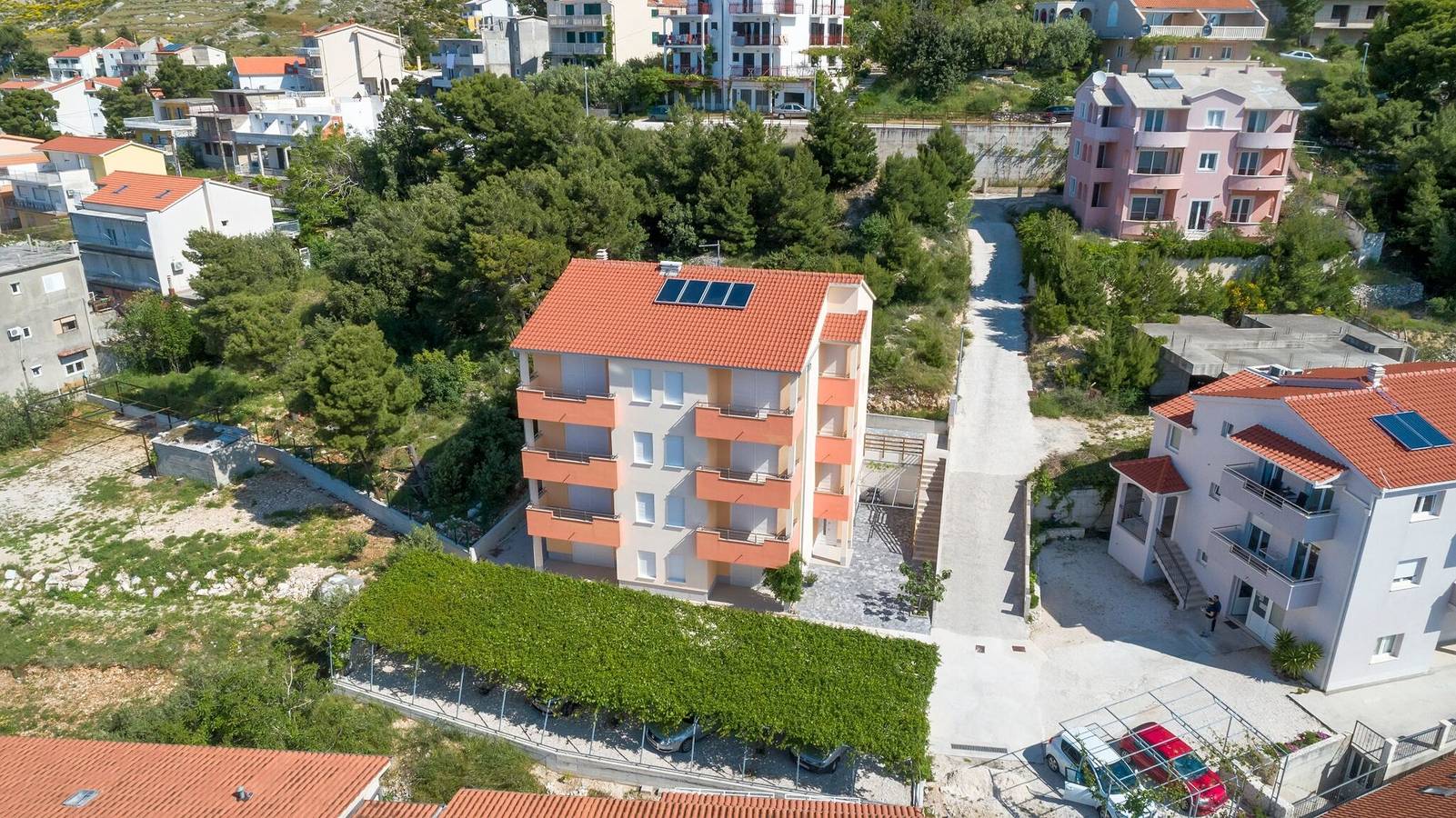 Entire apartment, One bedroom apartment with terrace and sea view Duće, Omiš A-9437-i in Dugi Rat, Omiš-Riviera