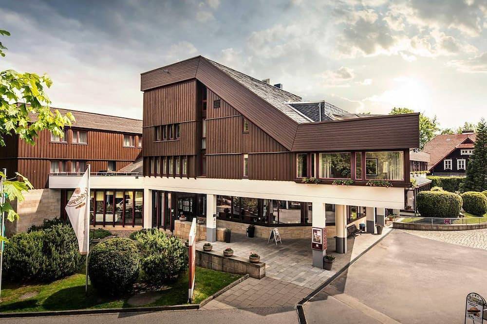 Doppelzimmer, Dusche, Wc, Standard - Berghotel Bastei in Lohmen (Sachsen), Elbsandsteingebirge