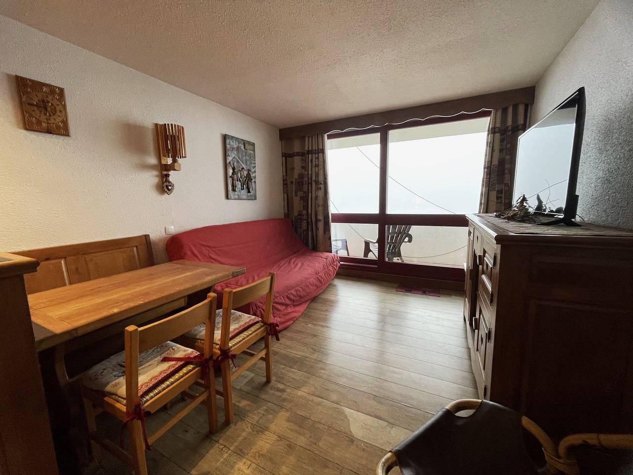 Ganzes Studio, Duplex-Studio für 4 Personen mit Balkon, Brelin, Les Menuires in Les Menuires, Saint-Martin-de-Belleville