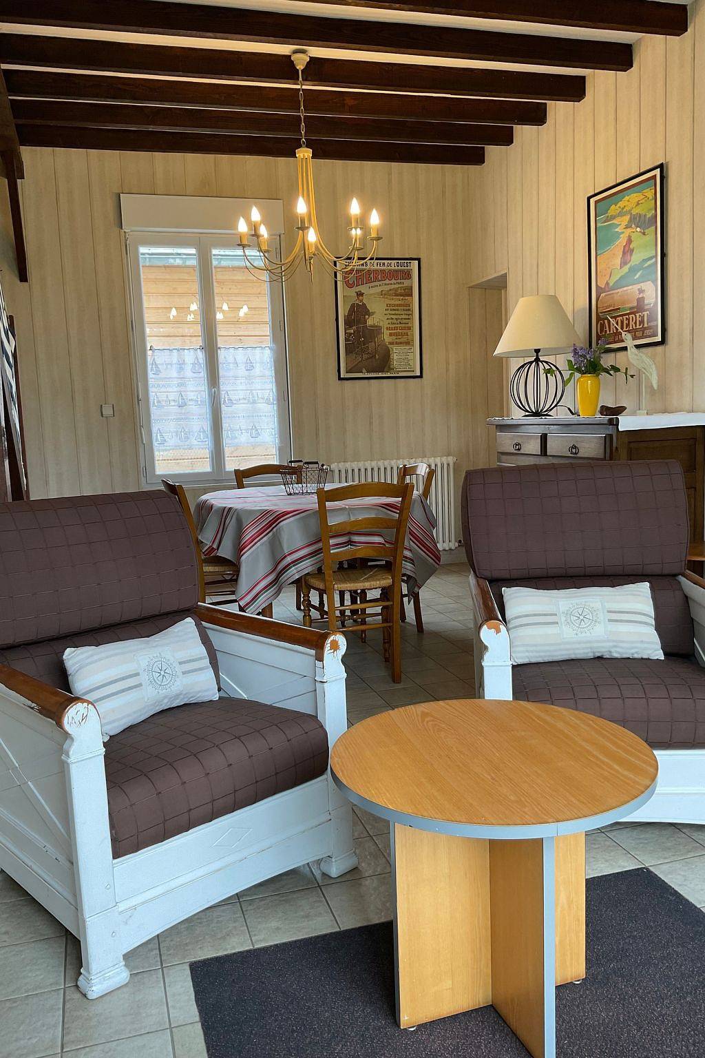 "Les flots bleus" (Die blauen Strände) in Saint-Pair-sur-Mer, Côte de la Déroute