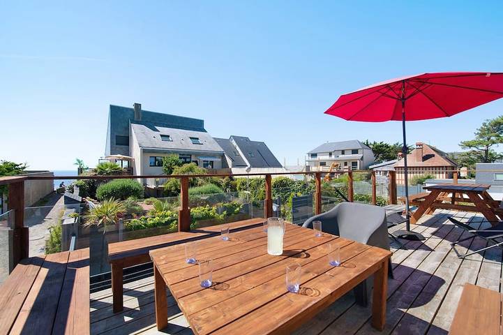 Location de vacances pour 8 personnes, avec balcon dans Plage Saint-Martin