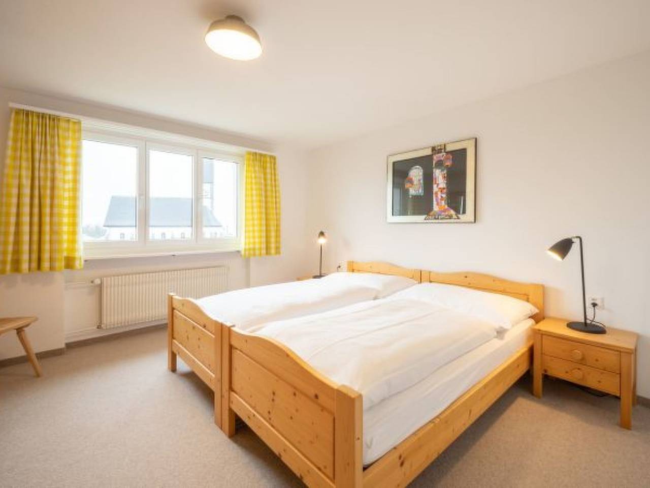 Ganze Wohnung, Ferienwohnung für 7 Personen mit Balkon in Falera, Flims Laax Falera