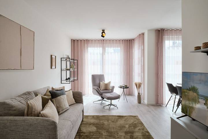 Ferienwohnung für 6 Personen, mit Garten und Ausblick sowie Seeblick und Sauna - 1