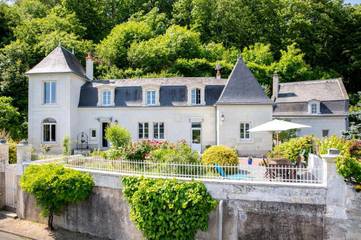 Chambre d’hôte pour 2 personnes, avec jardin et vue à Chênehutte-Trèves-Cunault