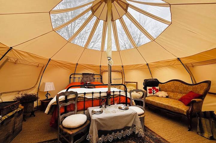 Camping pour 2 personnes, avec Jardin et Sauna