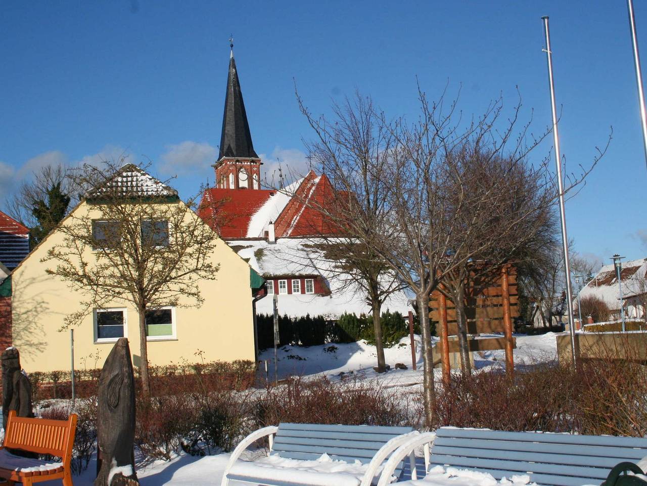 Ganze Ferienwohnung, Pfarrscheune Wustrow - Pfarrscheune Wustrow in Wustrow, Fischland
