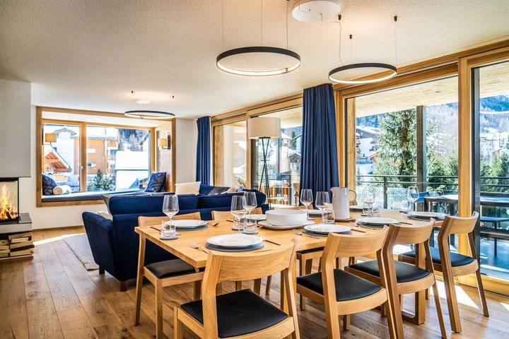 Hütte für 8 Personen, mit Balkon in Saas-Fee