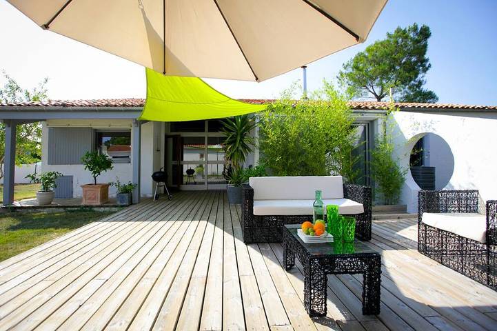 Maison de vacances pour 8 personnes, avec terrasse et jardin, animaux acceptés à Saujon
