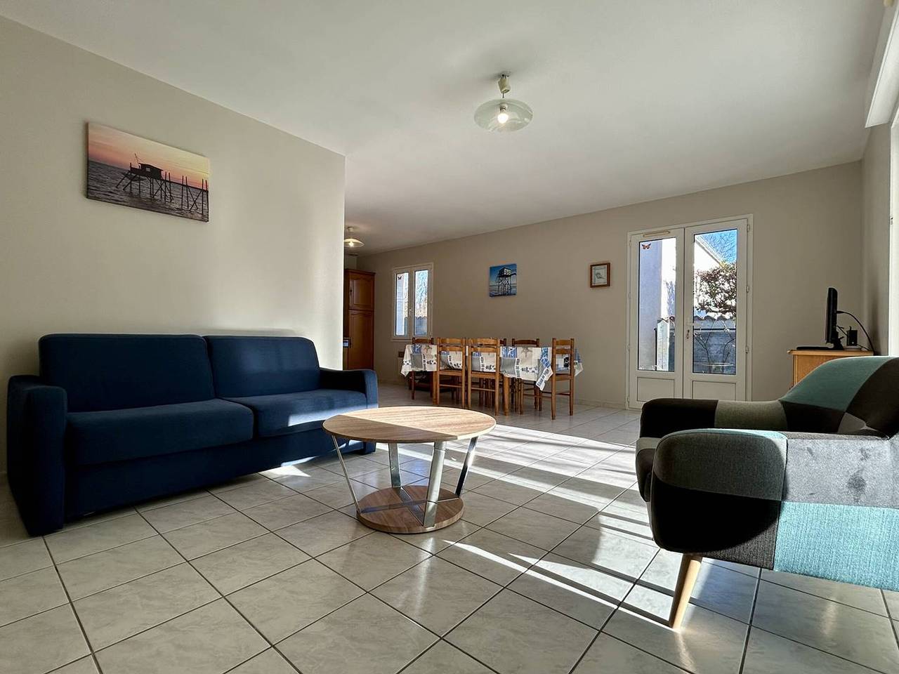 Maison calme 3 pièces à Dolus-d'Oléron, proche centre, 6 couchages, parking in Dolus-d'Oléron, Côte de Beauté