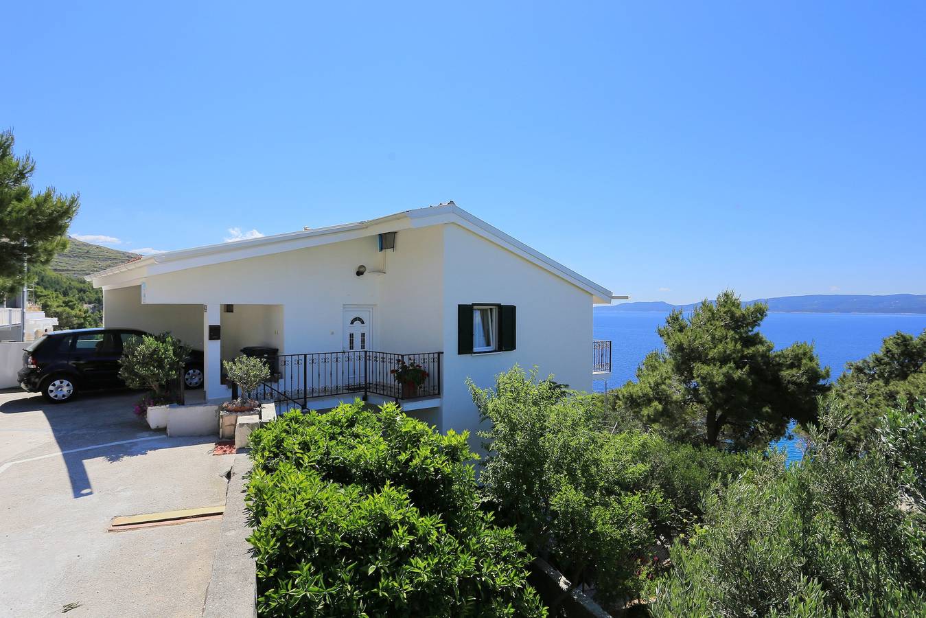 Ganze Wohnung, 2-Zimmer-Ferienwohnung am Strand Lokva Rogoznica (Omis) A-2762-a in Lokva Rogoznica, Omis-Riviera