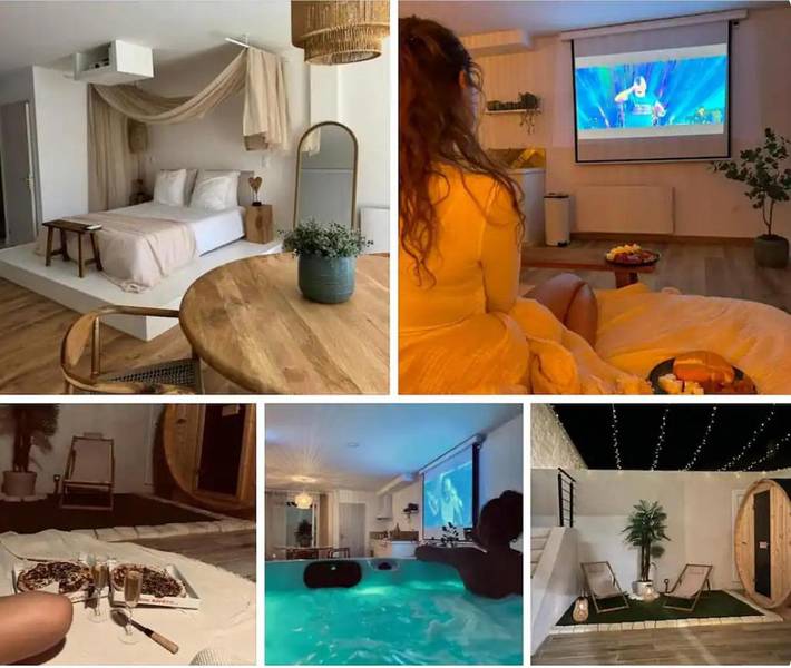 Location de vacances pour 2 personnes, avec sauna ainsi que terrasse et jacuzzi à Outreau - 2