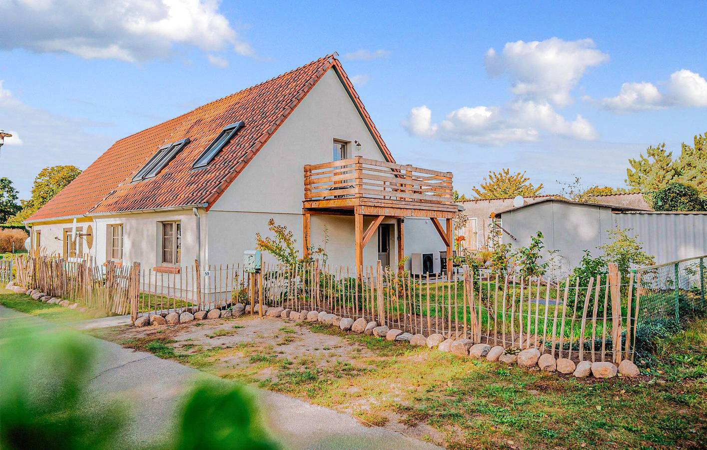 Rückzugsort am Strand mit Terrasse, Parkplatz und WiFi in Altwarp, Vorpommern Greifswald