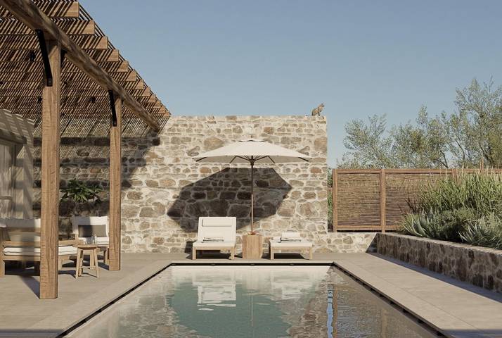 Villa mit pool für 3 Personen, mit Terrasse und Garten auf Kos - 2