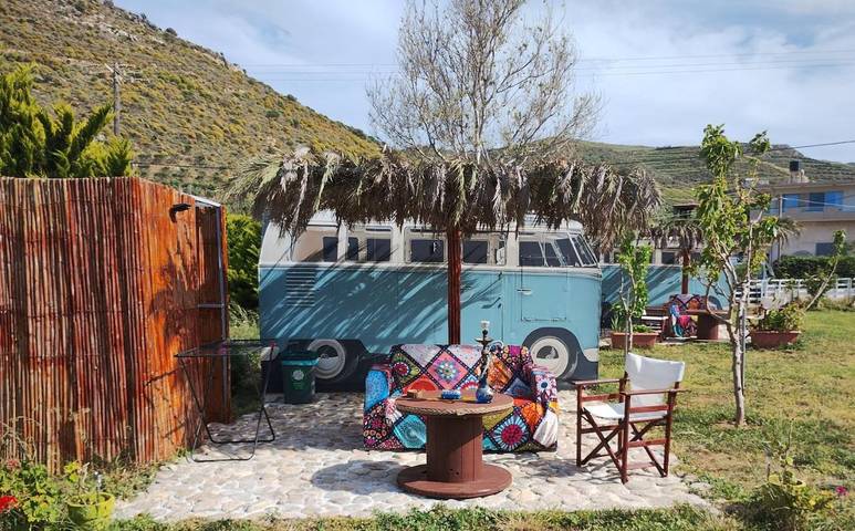 Camping für 2 Personen, mit Terrasse und Ausblick sowie Garten auf Kreta - 2