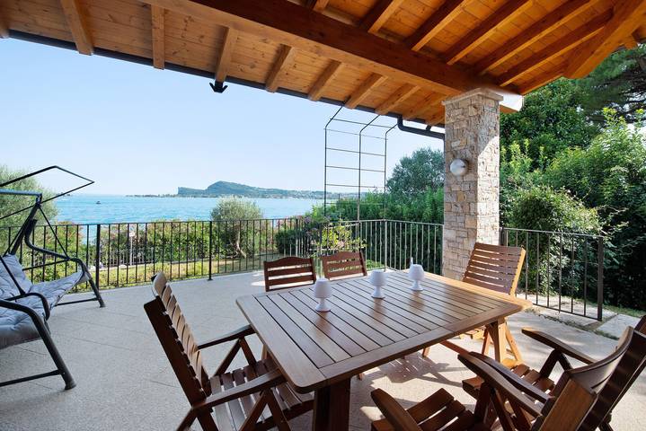 Ferienwohnung für 7 Personen, mit Garten und Seeblick am Gardasee - 3