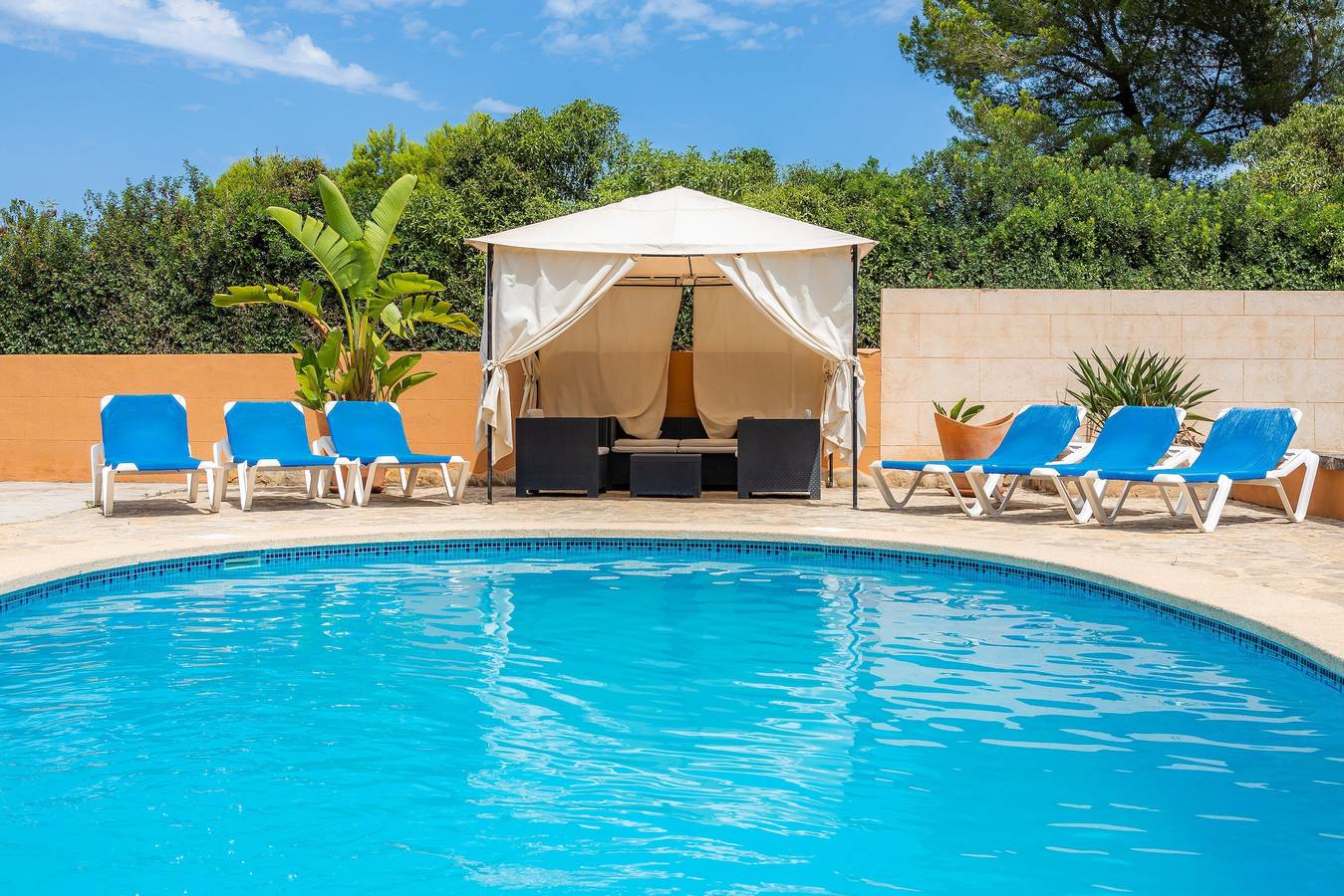 Ferienhaus Finca Can Sito mit Bergblick, Pool, Wlan, Garten und Terrasse in Cala Mesquida, Capdepera