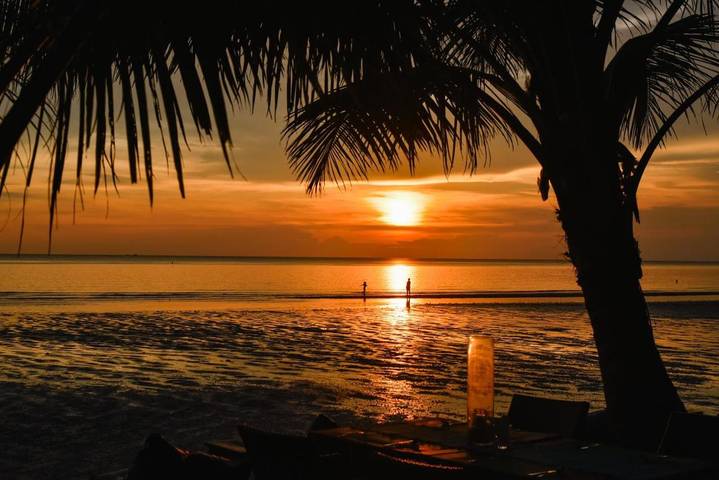Station pour 3 personnes, avec bassin pour enfant et vue ainsi que jardin et piscine dans Koh Chang - 3