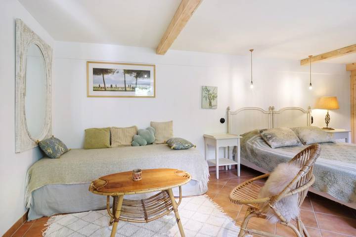 Gîte pour 3 personnes, avec jacuzzi ainsi que jardin et sauna à Roquefort-les-Pins - 4