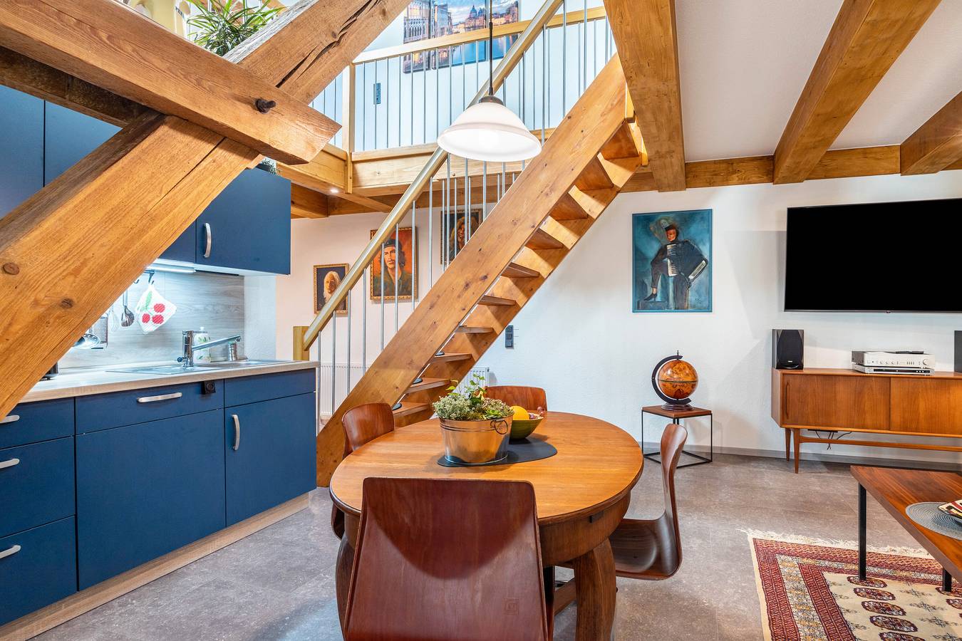 Ganze Wohnung, Offene Galerie-Fewo auf 2 Etagen in Bad Gandersheim, Harzvorland