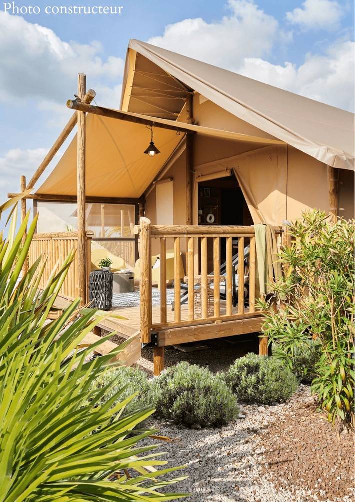Tente pour 4 personnes, avec terrasse et bassin pour enfant à La Baule-Escoublac - 3