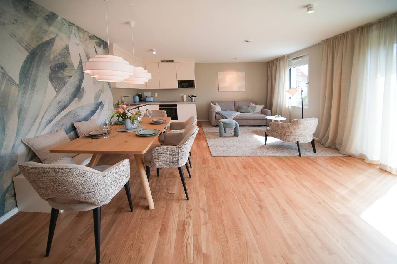 Geheel appartement, 101-freiburg – 2 appartementen (nr. 1 + nr. 2) met bergzicht, privéterras en 3 slaapkamers in Freiburg, Zuidelijk Zwarte Woud