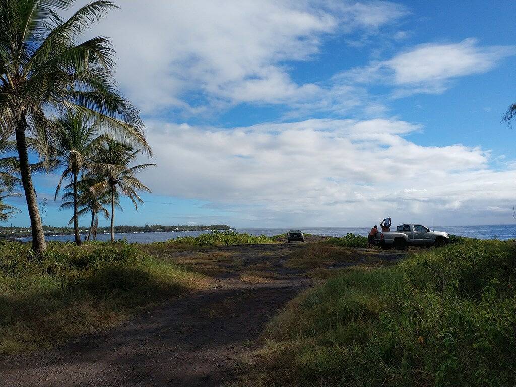 Ocean Breeze Inn 1 Queensize-Bett, 1 Vollbad, privater Balkon und privater Eingang in Hawaiian Paradise Park, East Puna
