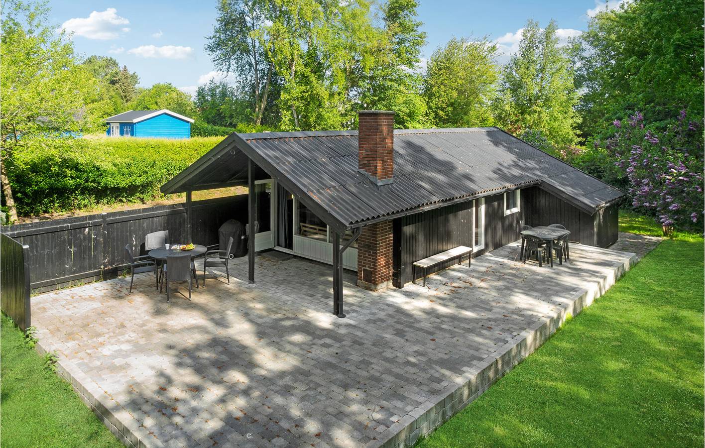 Ferienhaus für 4 Personen mit Terrasse in Kaldred, Kalundborg und Umgebung
