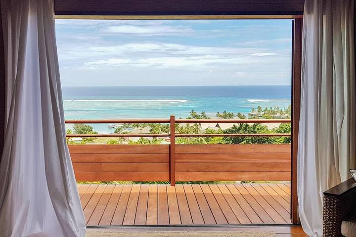 Location de vacances pour 6 personnes, avec jacuzzi ainsi que terrasse et piscine dans Ha'apiti - 4