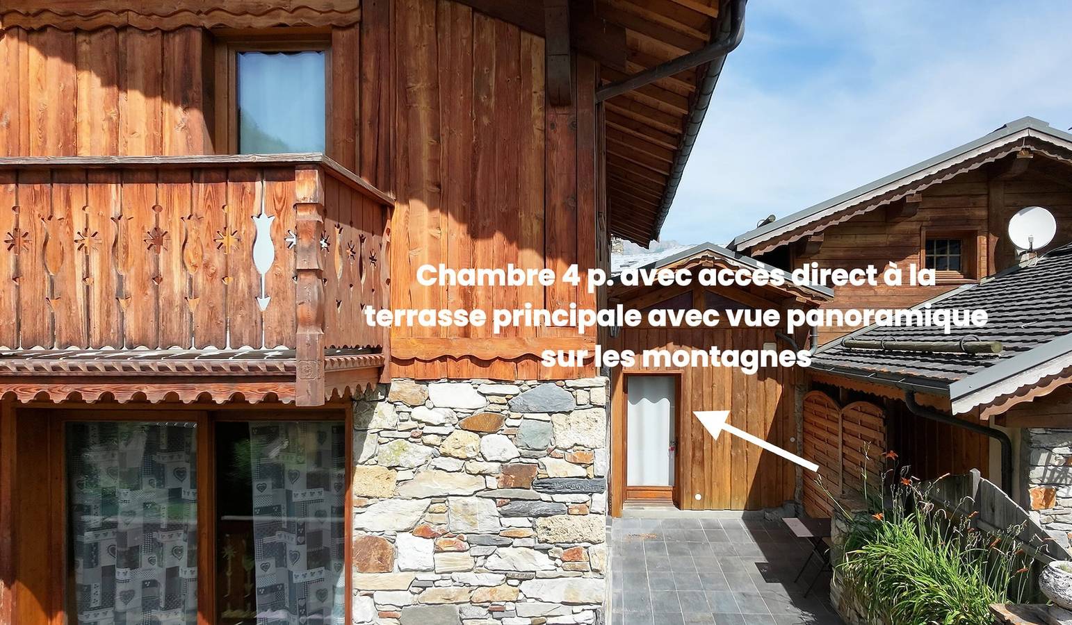 Geheel appartement, Appartement "Les Dolomites" met bergzicht, privéterras en wifi in Bellentre, La Plagne-Tarentaise